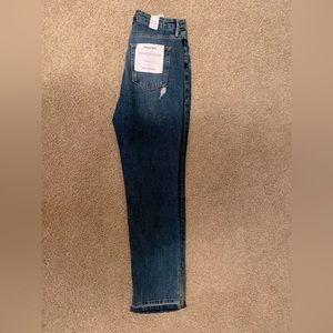 NWT Good American Good Boy Raw Hem Jeans size 6/28